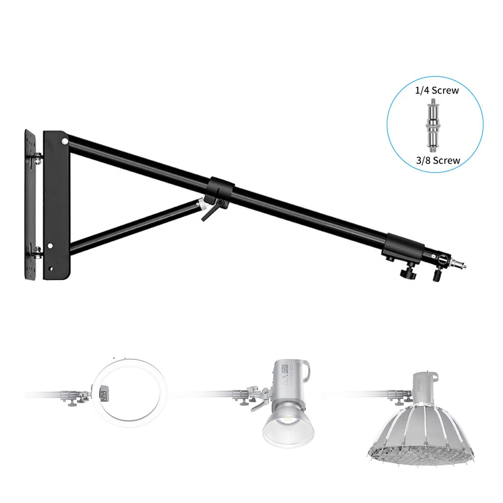 Photography Lighting Triangle - 100/135/ 170 cm montage mural bras