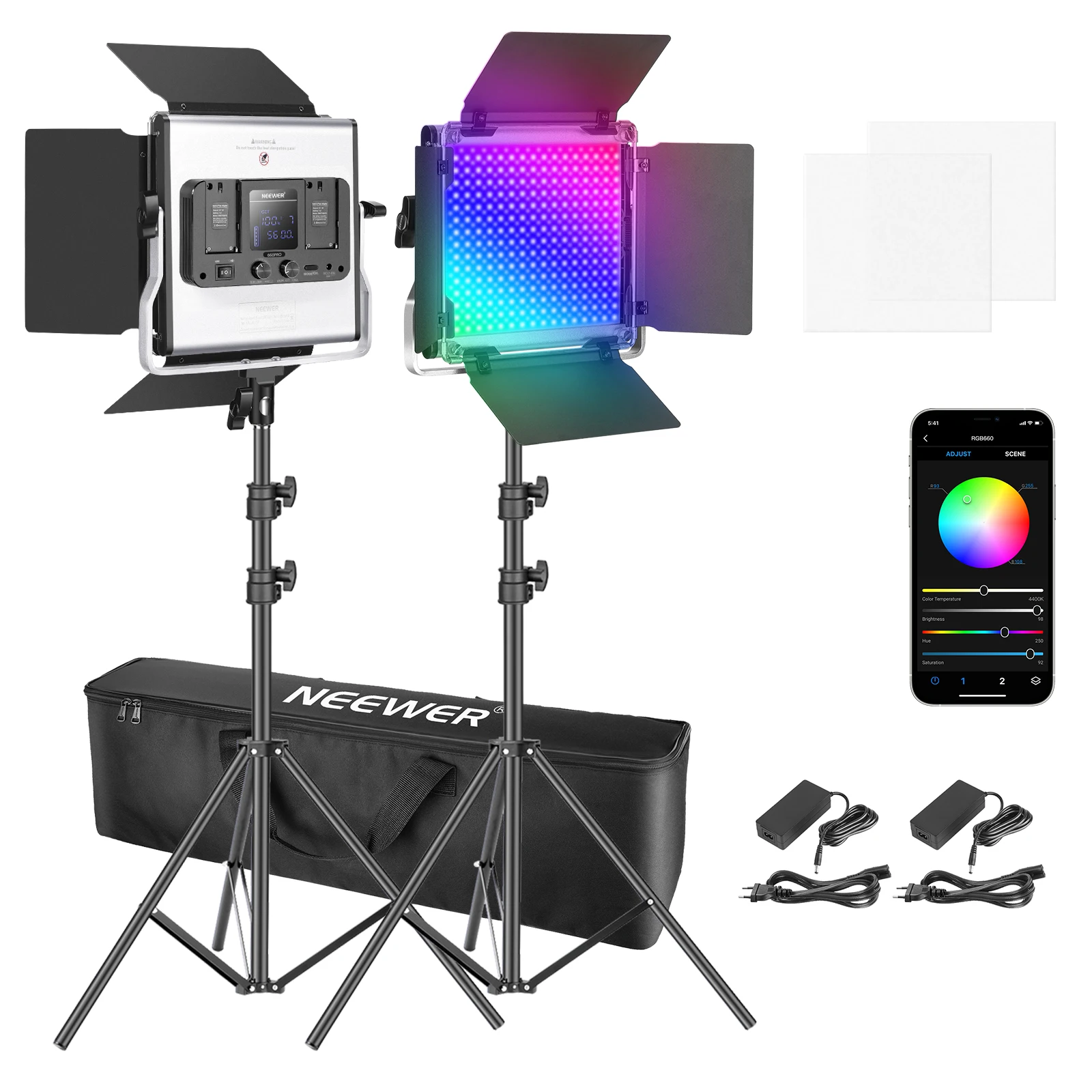 Photography Lighting Kit Neewer - Kit d'éclairage vidéo et photo Neewer