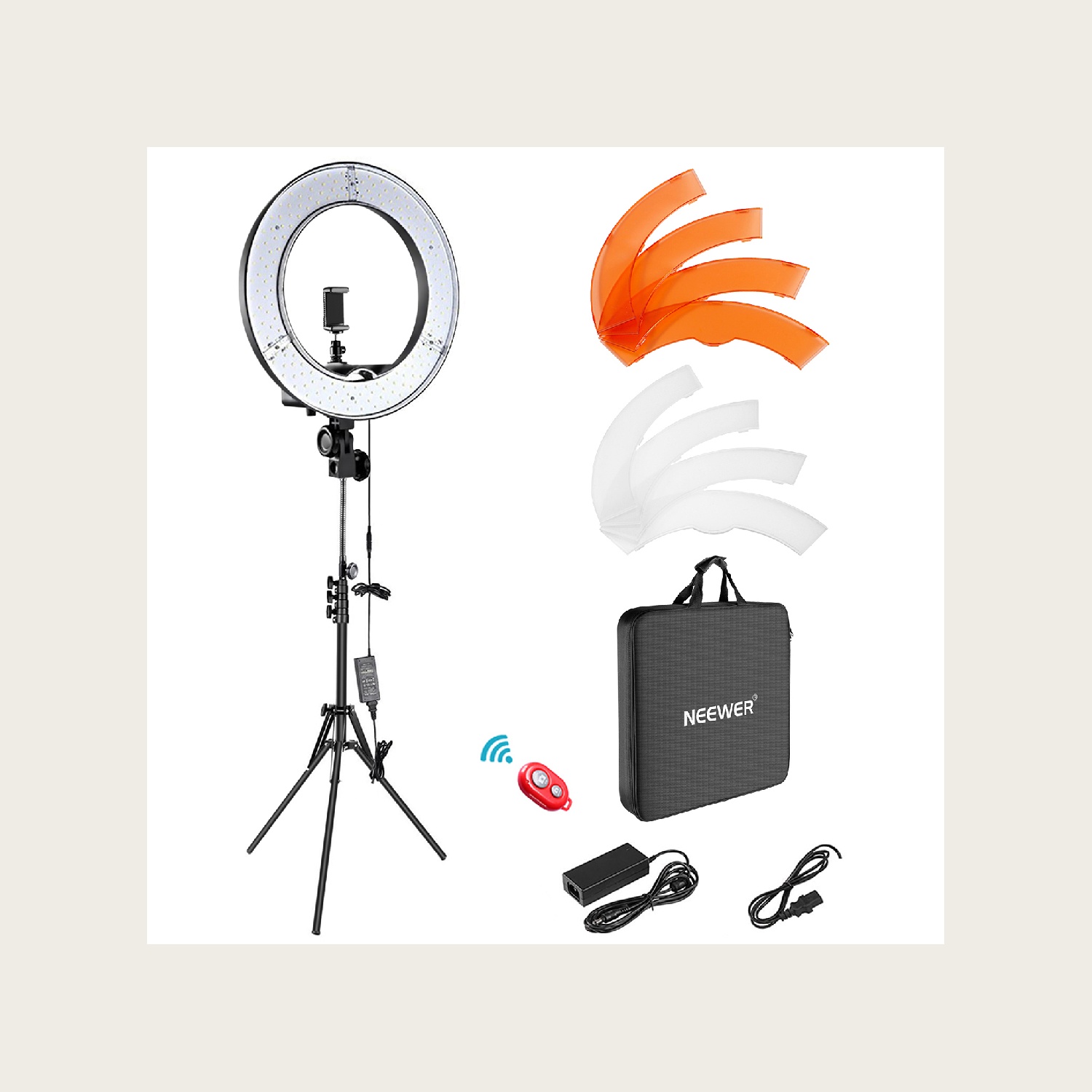 Photography Lighting Kit Neewer - Kit d'éclairage annulaire NEEWER RL‑18 de