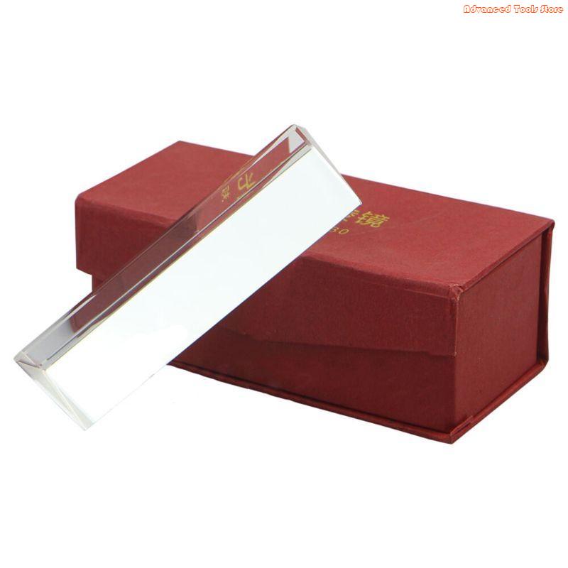 Photography Lighting Triangle - Verre optique 10CM, Triple prisme triangulaire,