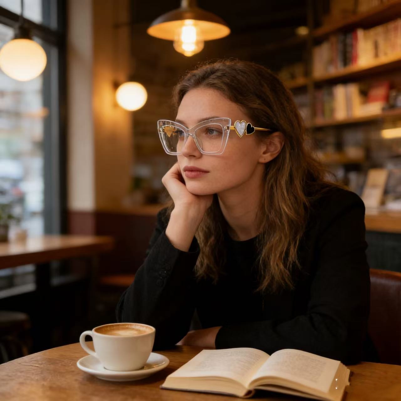Lighting Glass Photography - Lunettes de mode pour femme amour