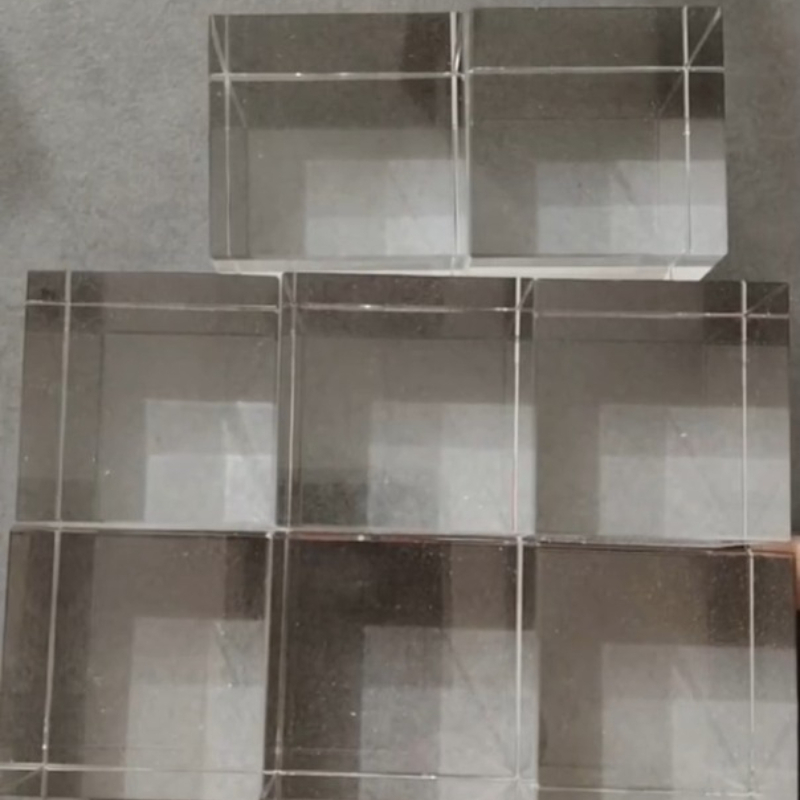 Lighting Glass Photography - Prisme en verre K9, cube hexaédrique