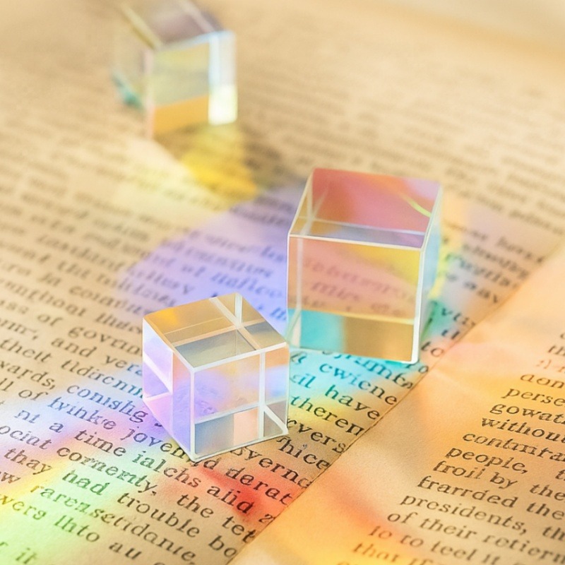 Lighting Glass Photography - Prisme dichroïque en forme de Cube