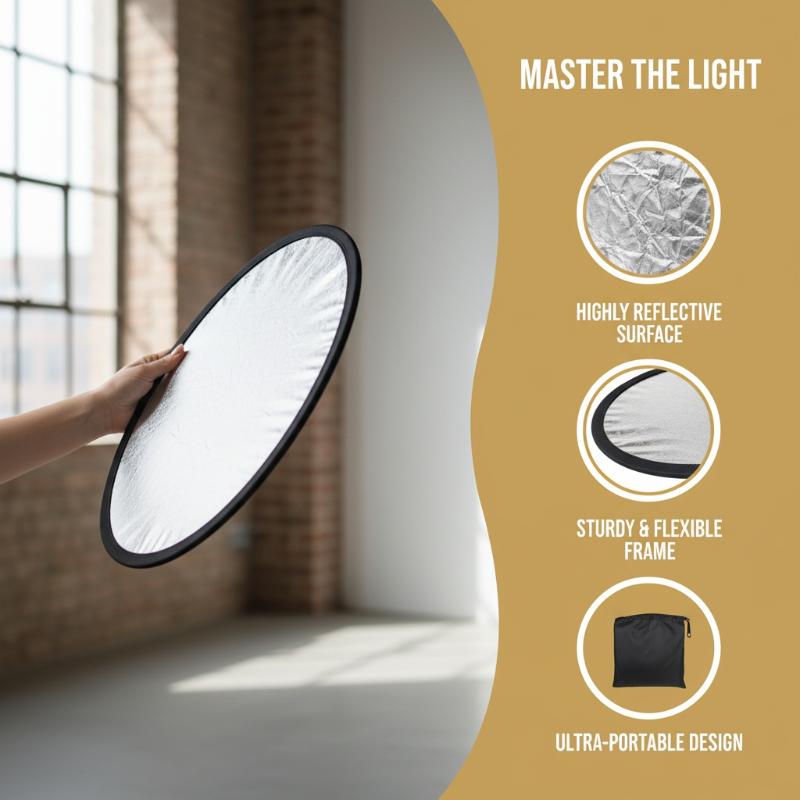 Photography Lighting For Outdoors - Réflecteur photo rond 5 en 1