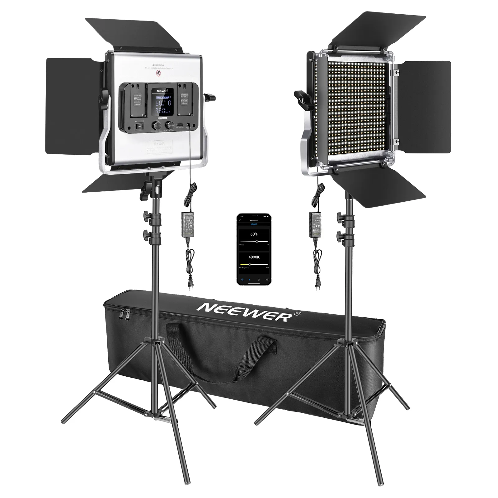 Photography Lighting Kit Neewer - Kit d'éclairage vidéo LED Neewer 660
