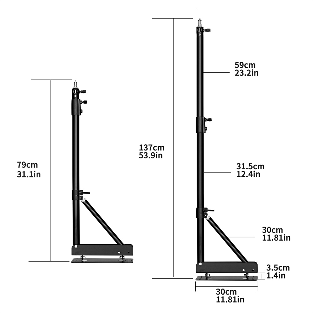 100/135/ 170 cm montage mural  - Photography Lighting Triangle avis et prix
