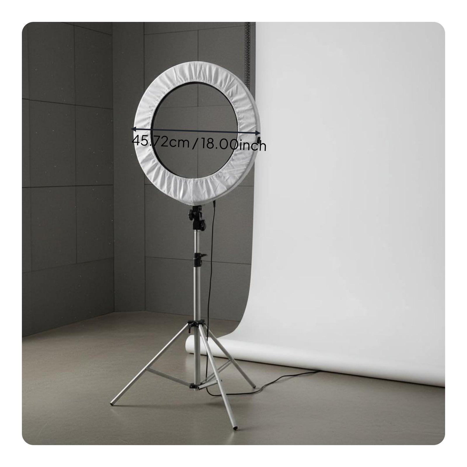 Couverture de lampe photo légè - Led Ring Light 18 avis et prix