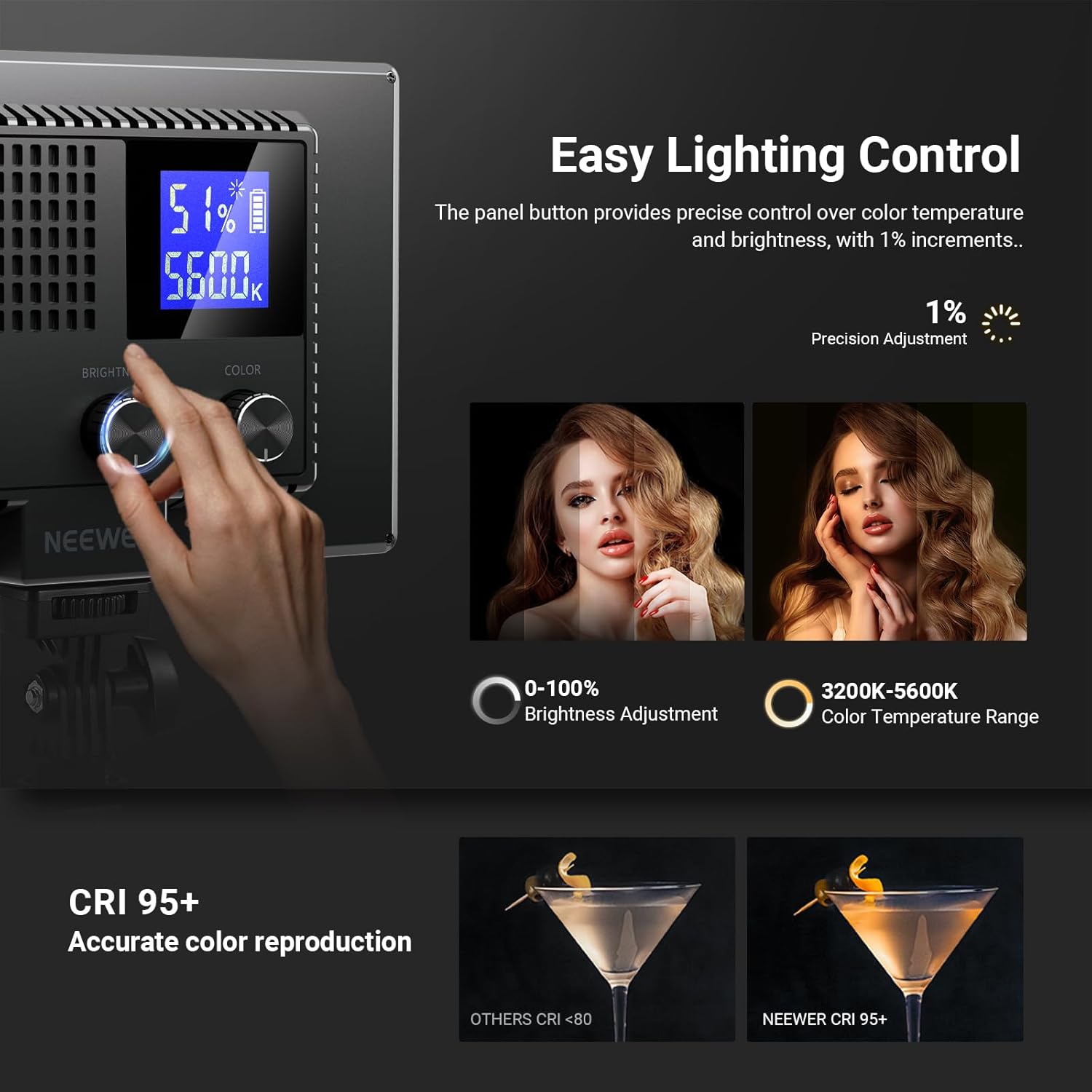 Panneau lumineux LED NEEWER Ba - Photography Lighting Kit Neewer avis et prix