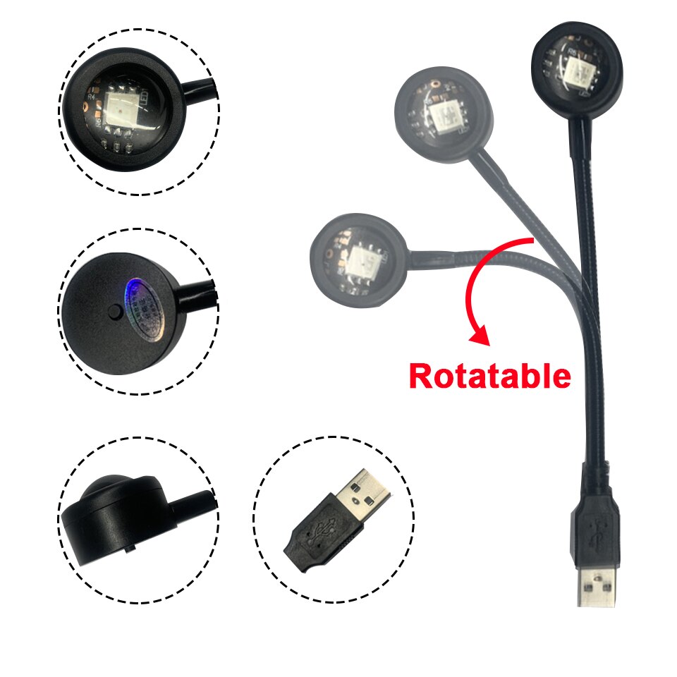 Lampe USB à dégradé de couleur - Photography Lighting Home avis et prix
