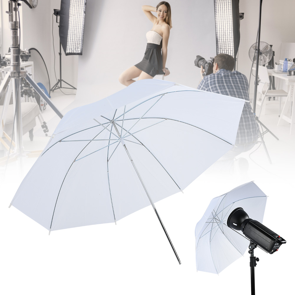 Parapluie blanc translucide de - Photography Lighting Flash avis et prix