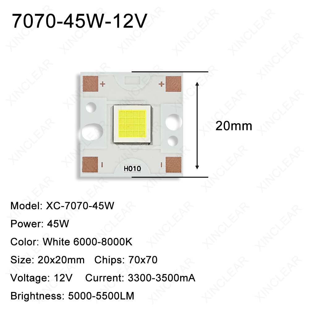 Puce LED SMD 5050 7070 20 W 45 - Photography Lighting Diy avis et prix