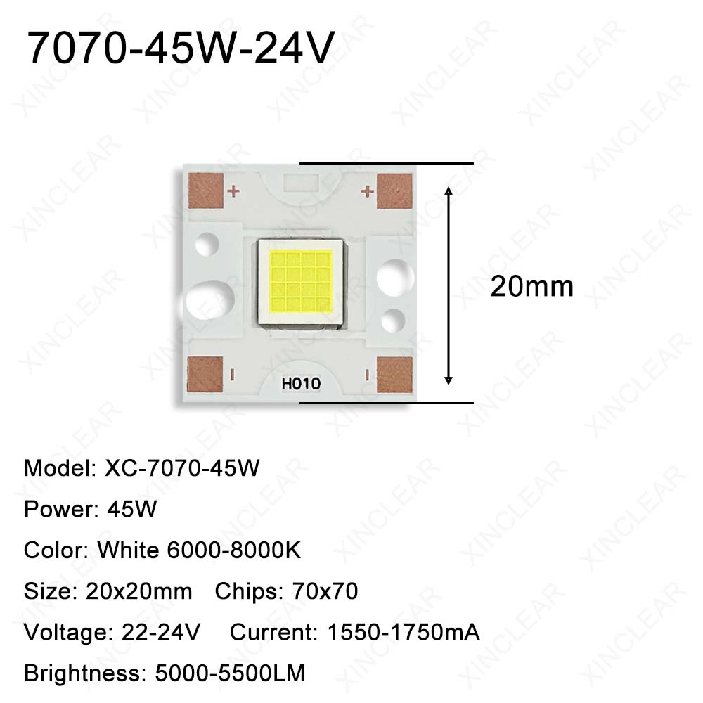 Puce LED SMD 5050 7070 20 W 45 - Photography Lighting Diy avis et prix