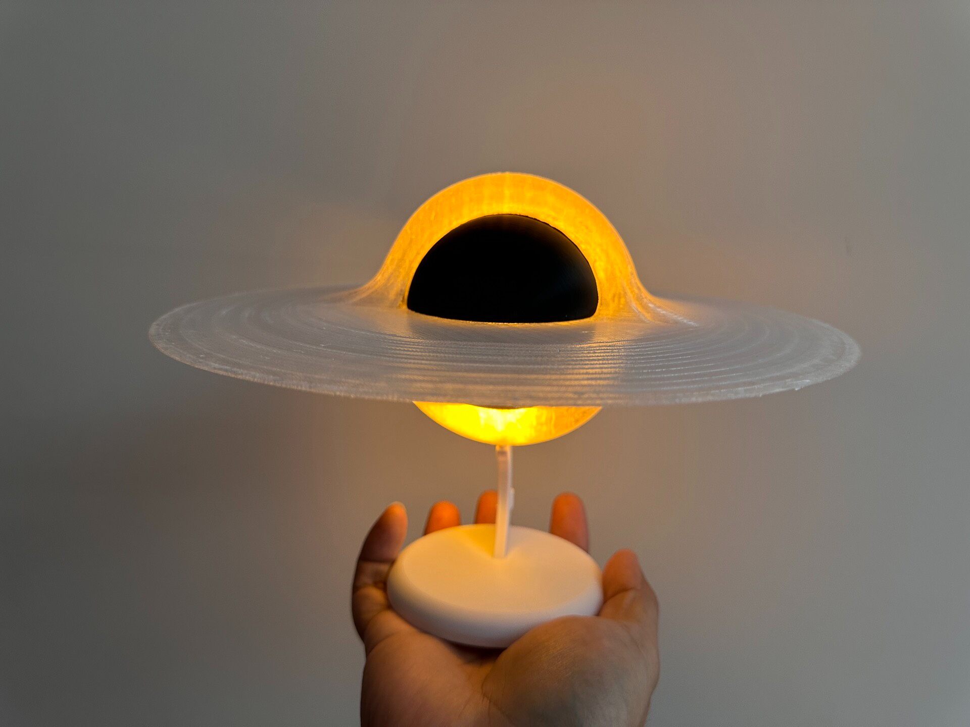 Lampe de nuit en forme de trou - Led Ring Light 18 avis et prix