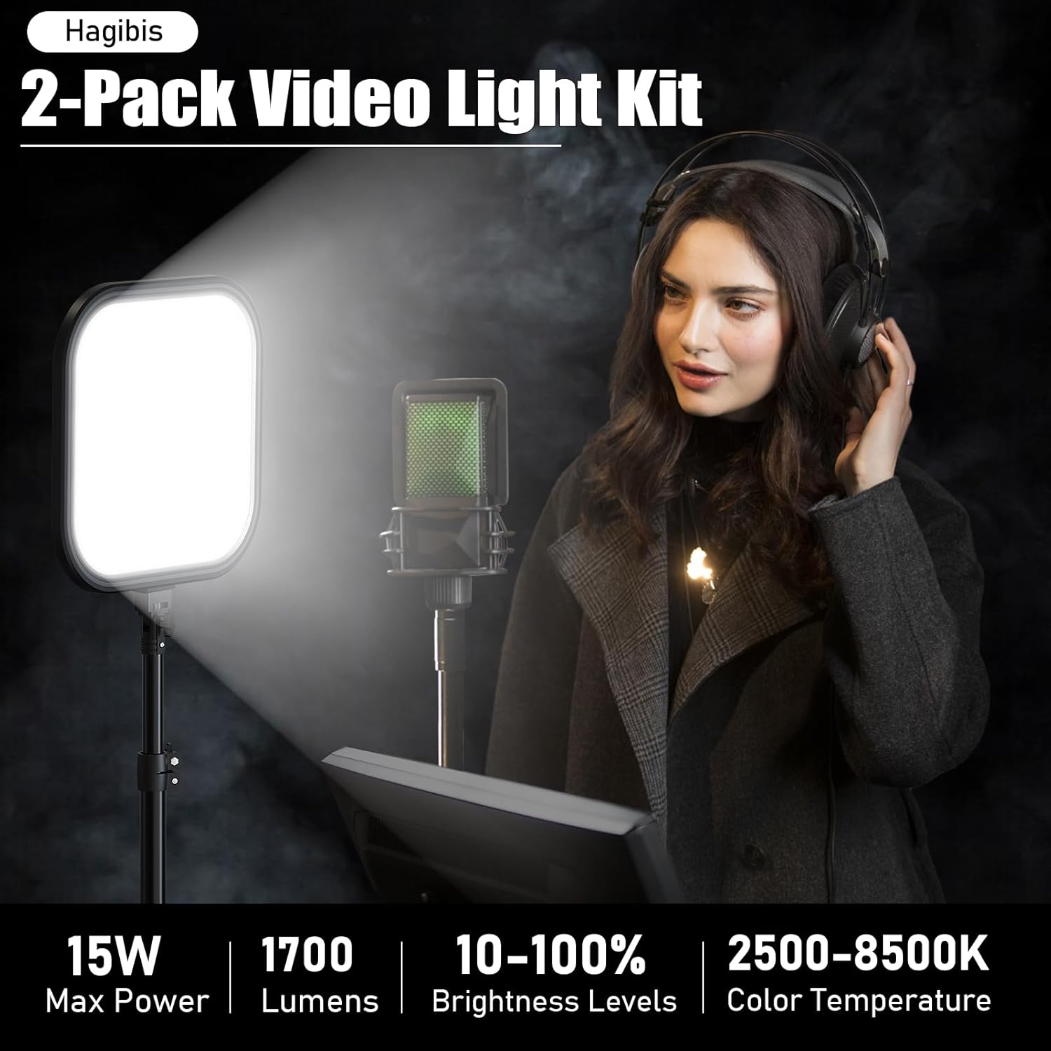 Kit d'éclairage vidéo LED 2 pi - Altson Photography Video Lighting Kit avis et prix