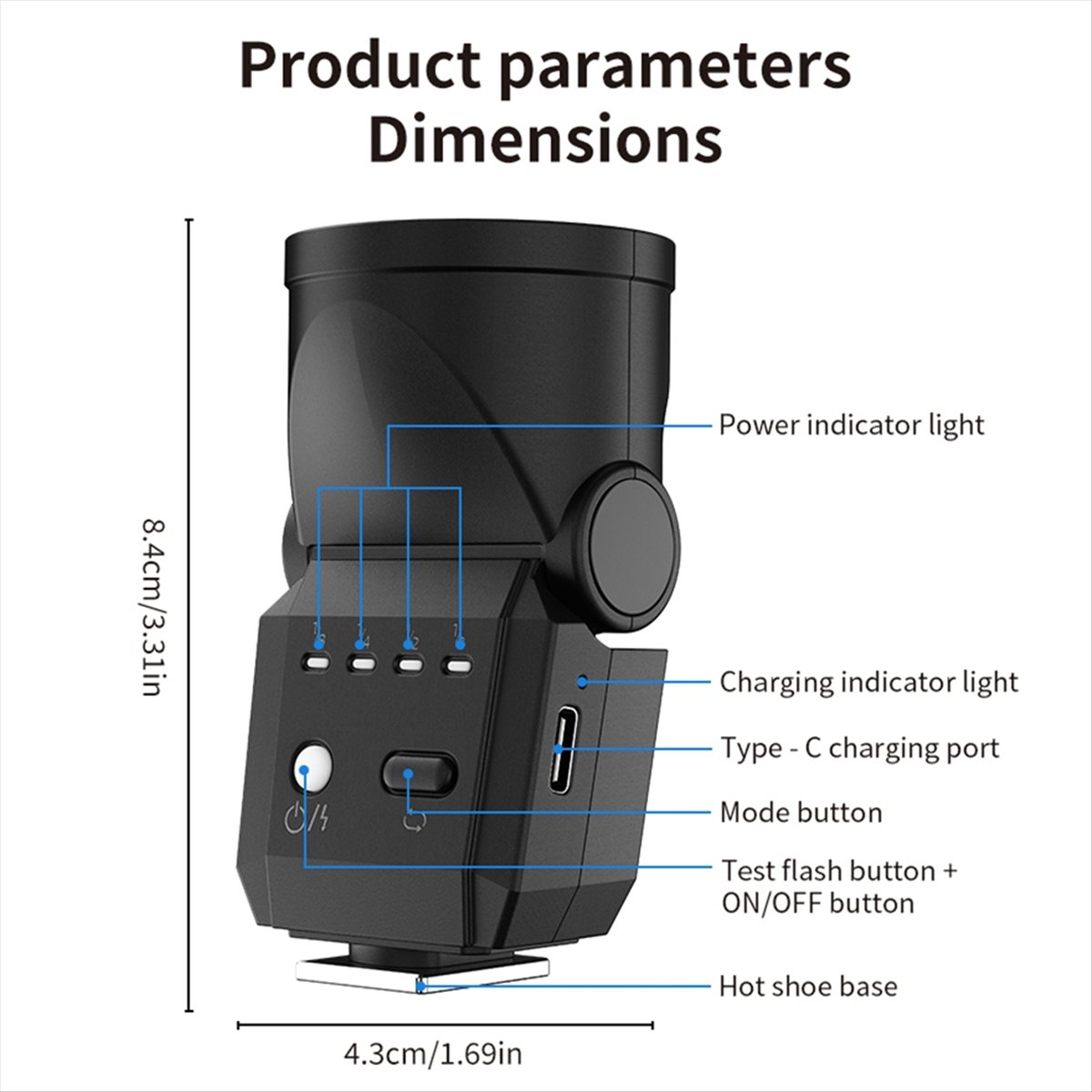 Mini Flash Rétro Universel M05 - Photography Lighting Flash avis et prix