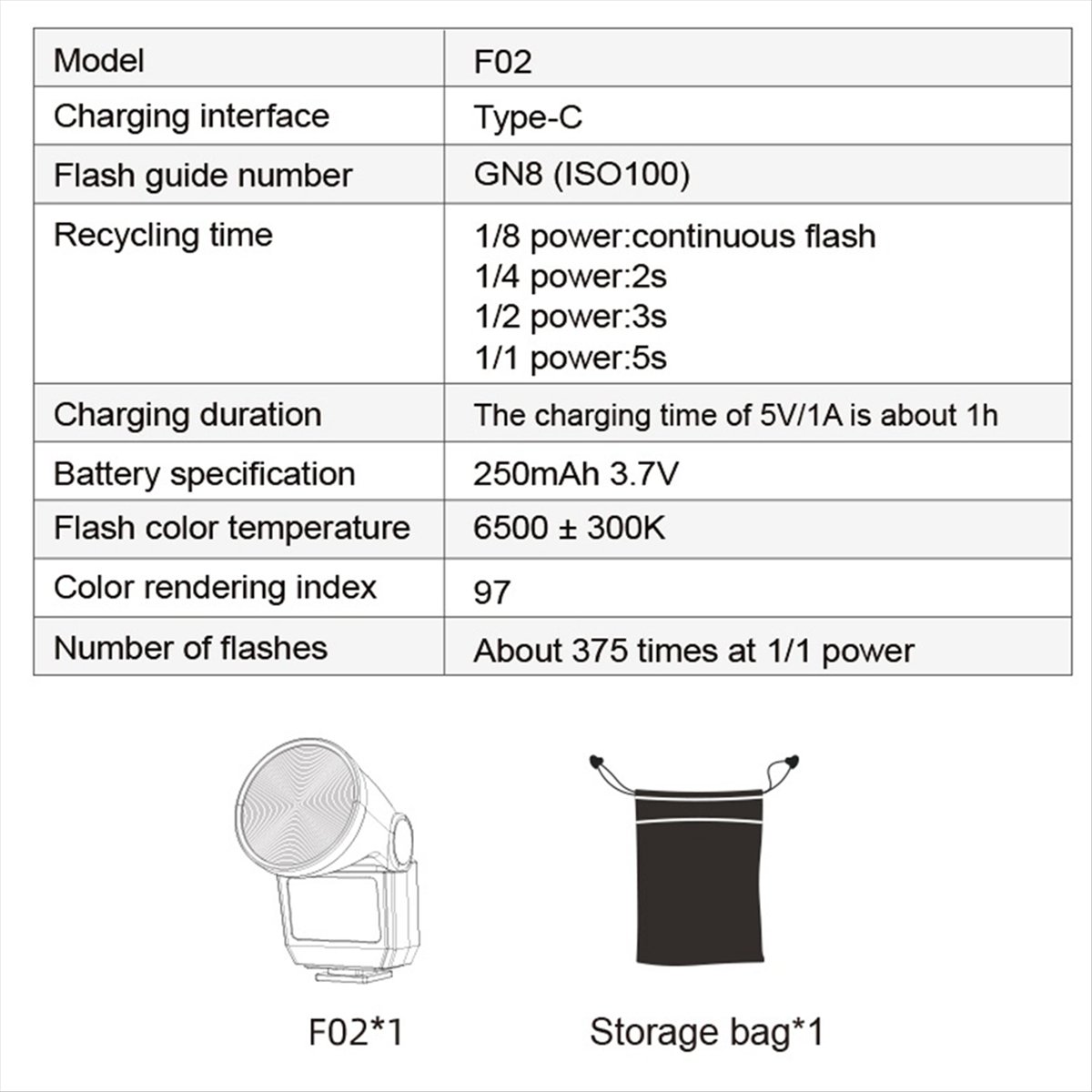 Mini Flash Rétro Universel M05 - Photography Lighting Flash avis et prix