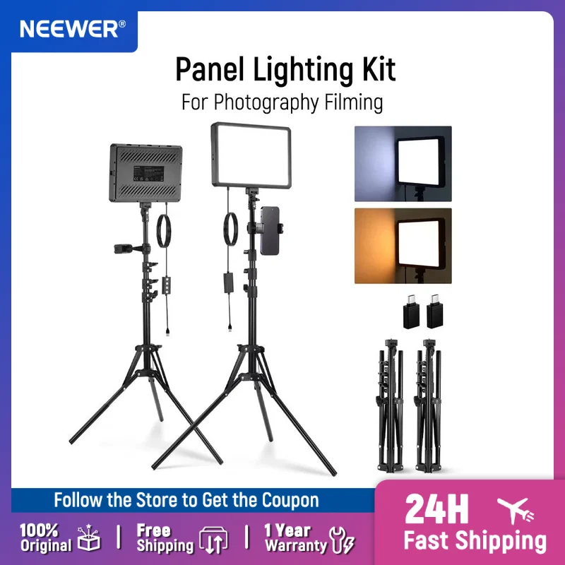 NEEWER BASICS Kit d'éclairage  - Photography Lighting Kit Neewer avis et prix