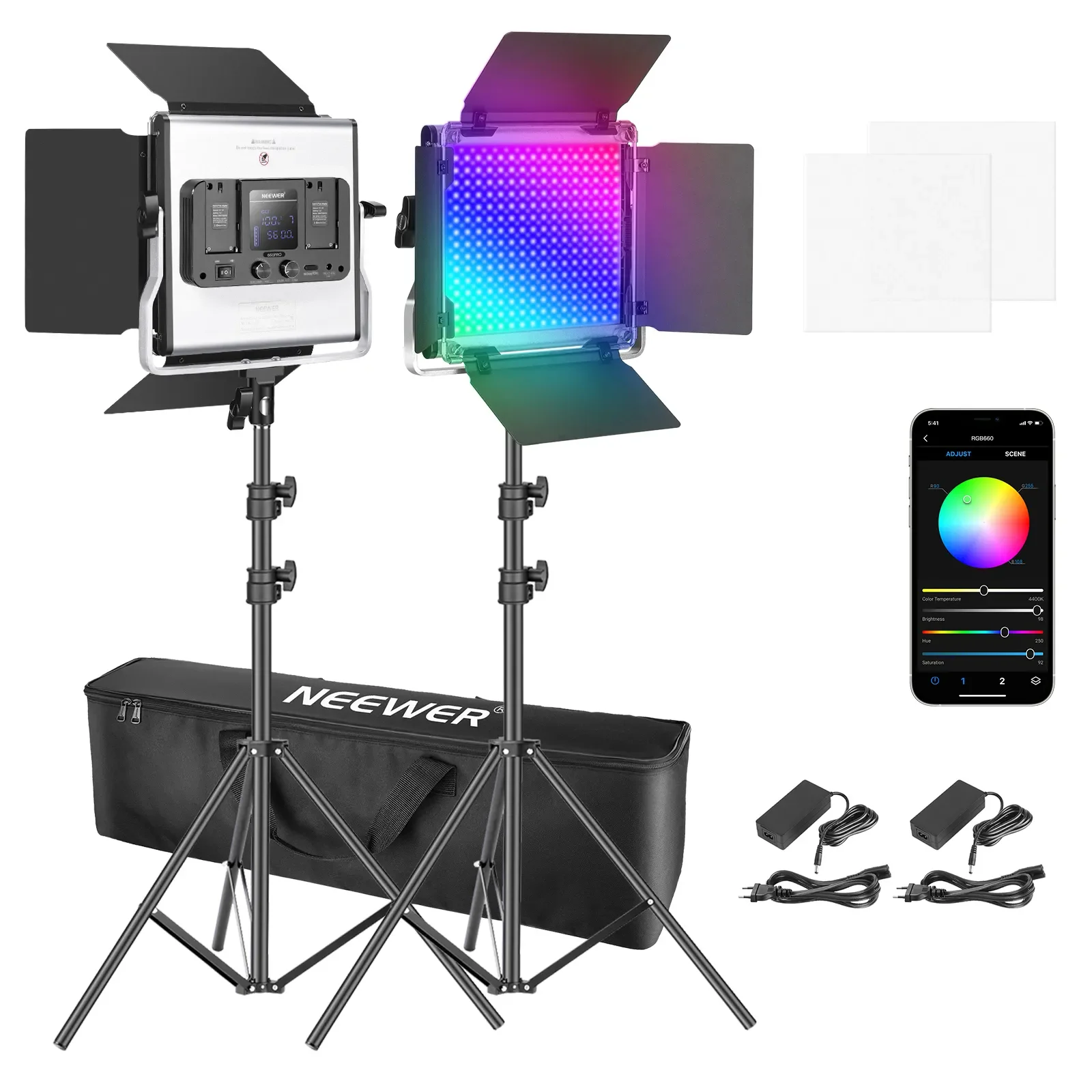 Neewer 2 packs de lampes LED R - Photography Lighting Kit Neewer avis et prix