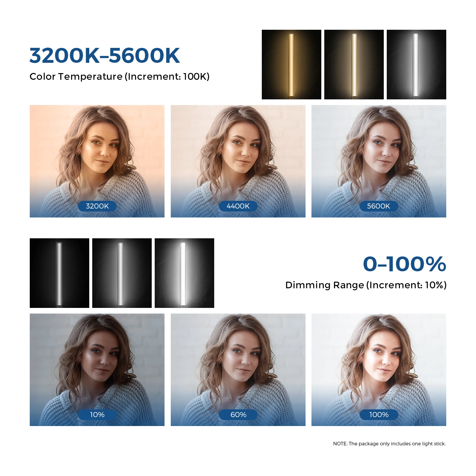 Bâton lumineux LED portable Ne - Photography Lighting Kit Neewer avis et prix