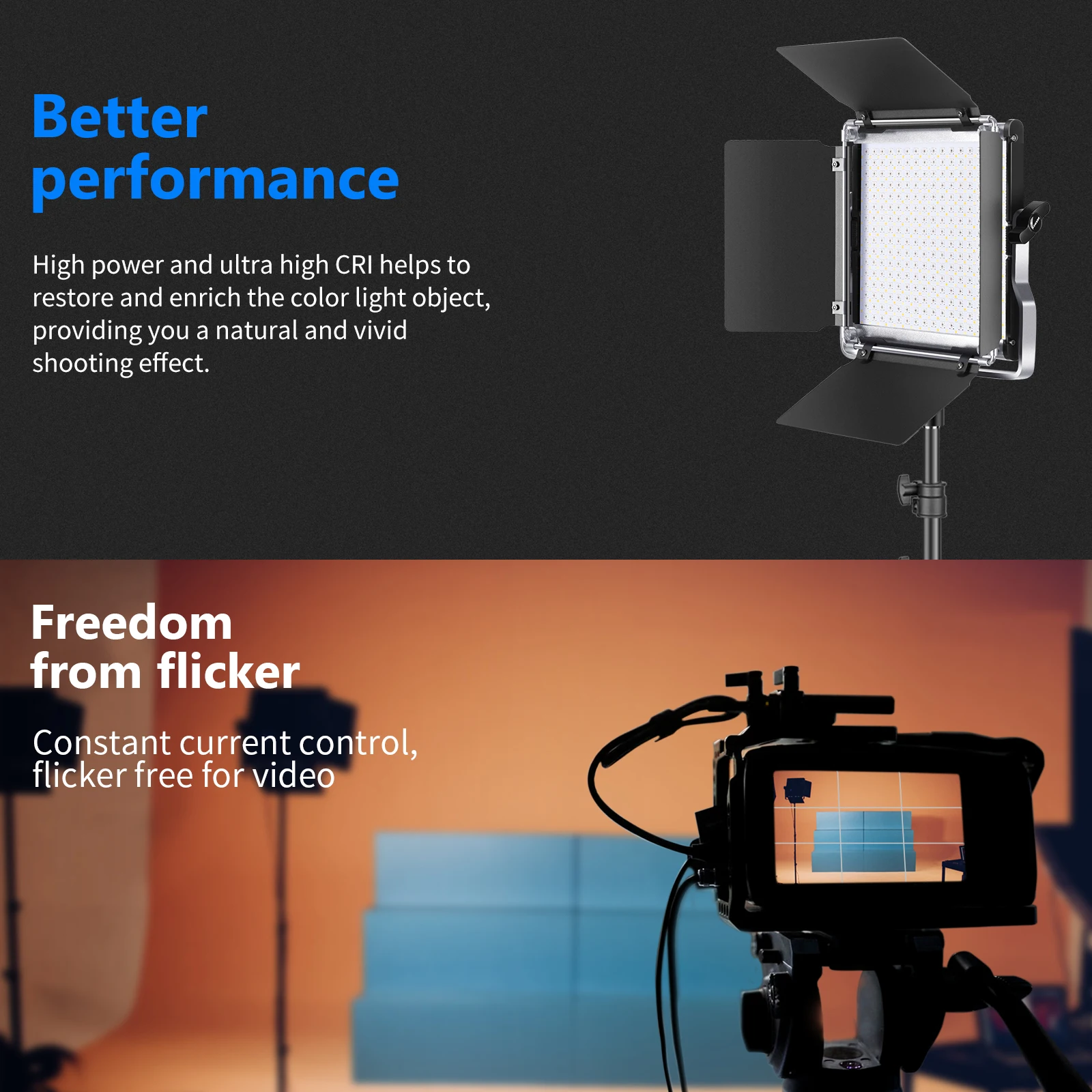 Neewer 3 packs de 480 LED RGB  - Photography Lighting Kit Neewer avis et prix