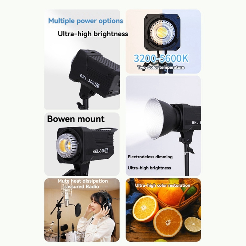 Lumière vidéo Bi LED 300W, écl - Photography Lighting avis et prix