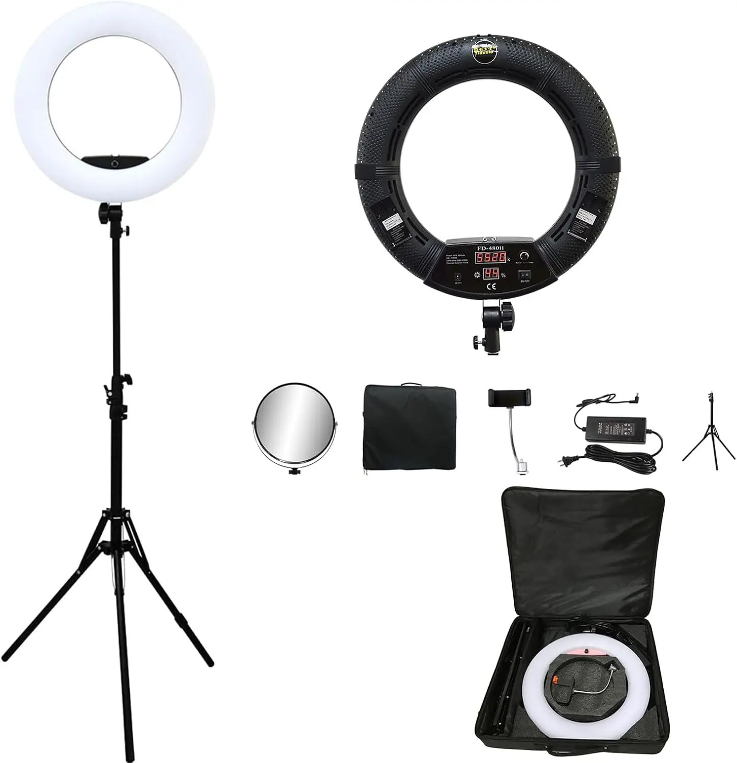 Lampe annulaire FD480 18 pouce - Led Ring Light 18 avis et prix