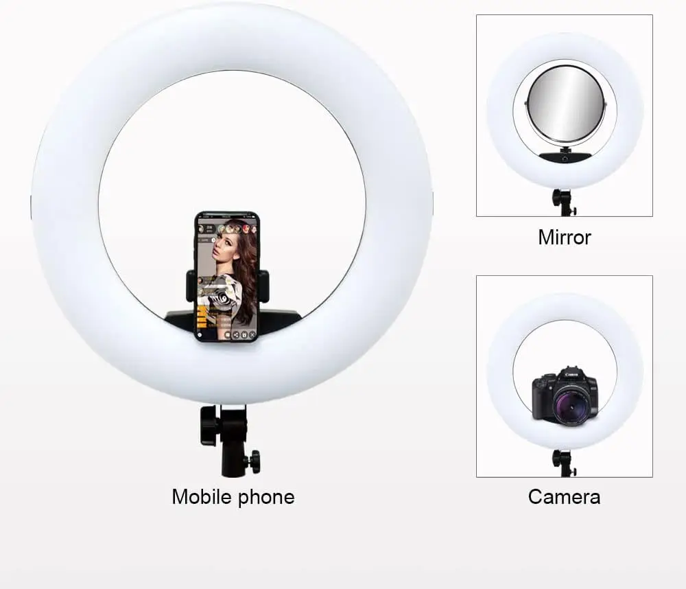 Lampe annulaire FD480 18 pouce - Led Ring Light 18 avis et prix