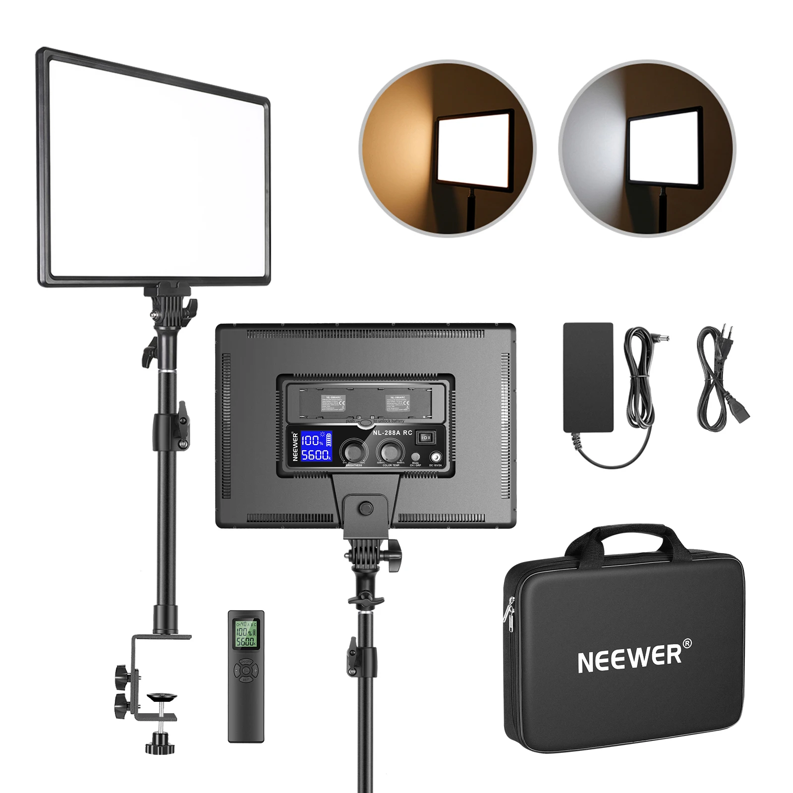 Lampe vidéo LED Neewer à fixat - Photography Lighting Kit Neewer avis et prix