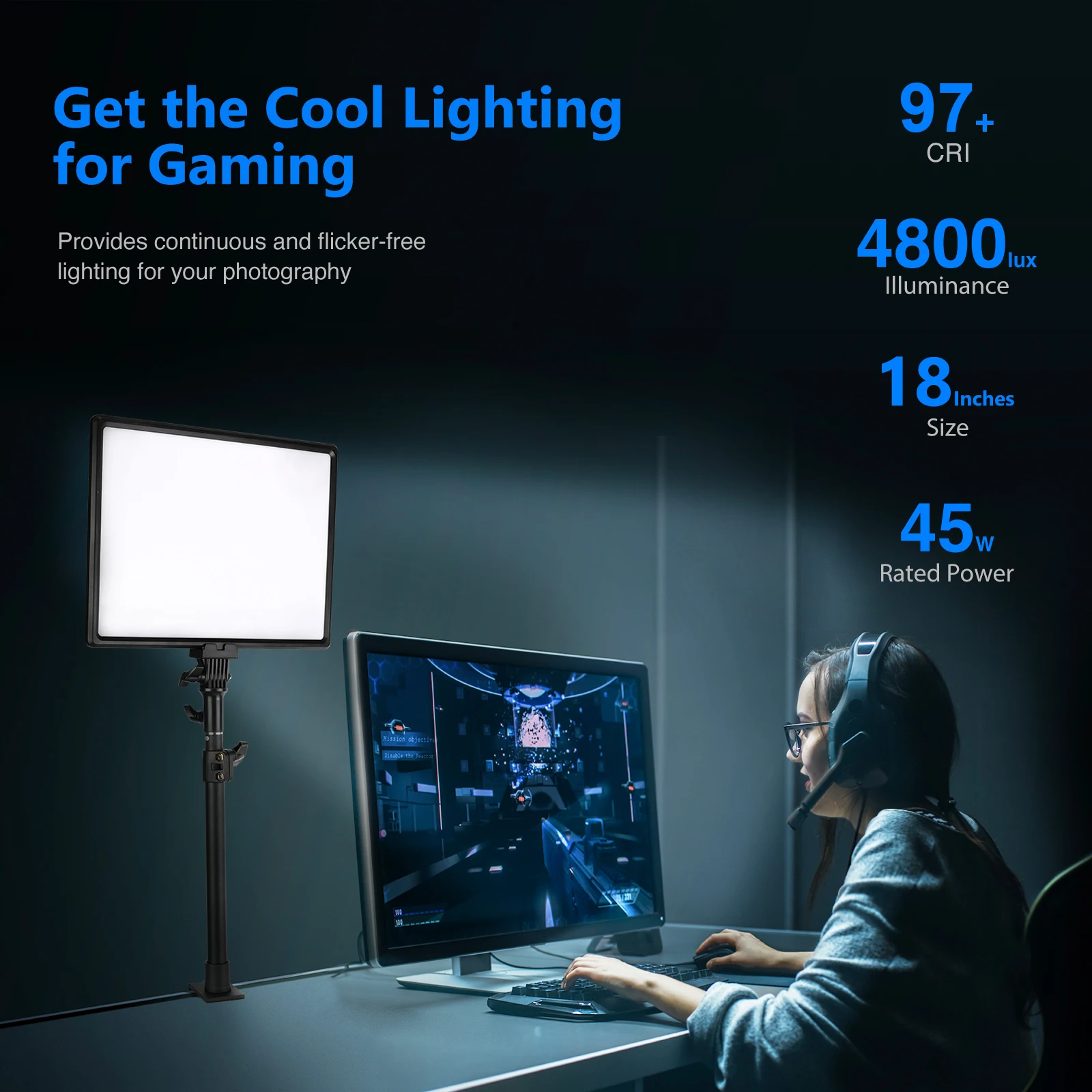 Lampe vidéo LED Neewer à fixat - Photography Lighting Kit Neewer avis et prix
